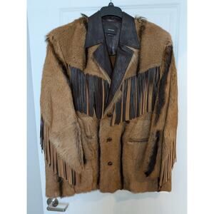 100% Authentic Isabel Marant Fur Fringe Coat Jacket - RARE - $6,700 Retail